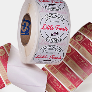 CSI Digitally printed labels Square Nav